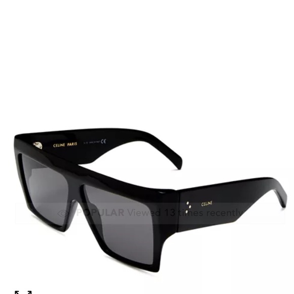 Celine Black Oversized Sunglasses - Picture 1 of 6